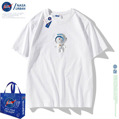 NASA联名款情侣纯棉短袖T恤